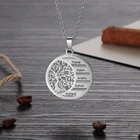 Новое ожерелье из нержавеющей стали 2021, ожерелье с именем Древа жизни на заказ, семейное дерево Подвеска серебряные ювелирные изделия для мужчин и женщин