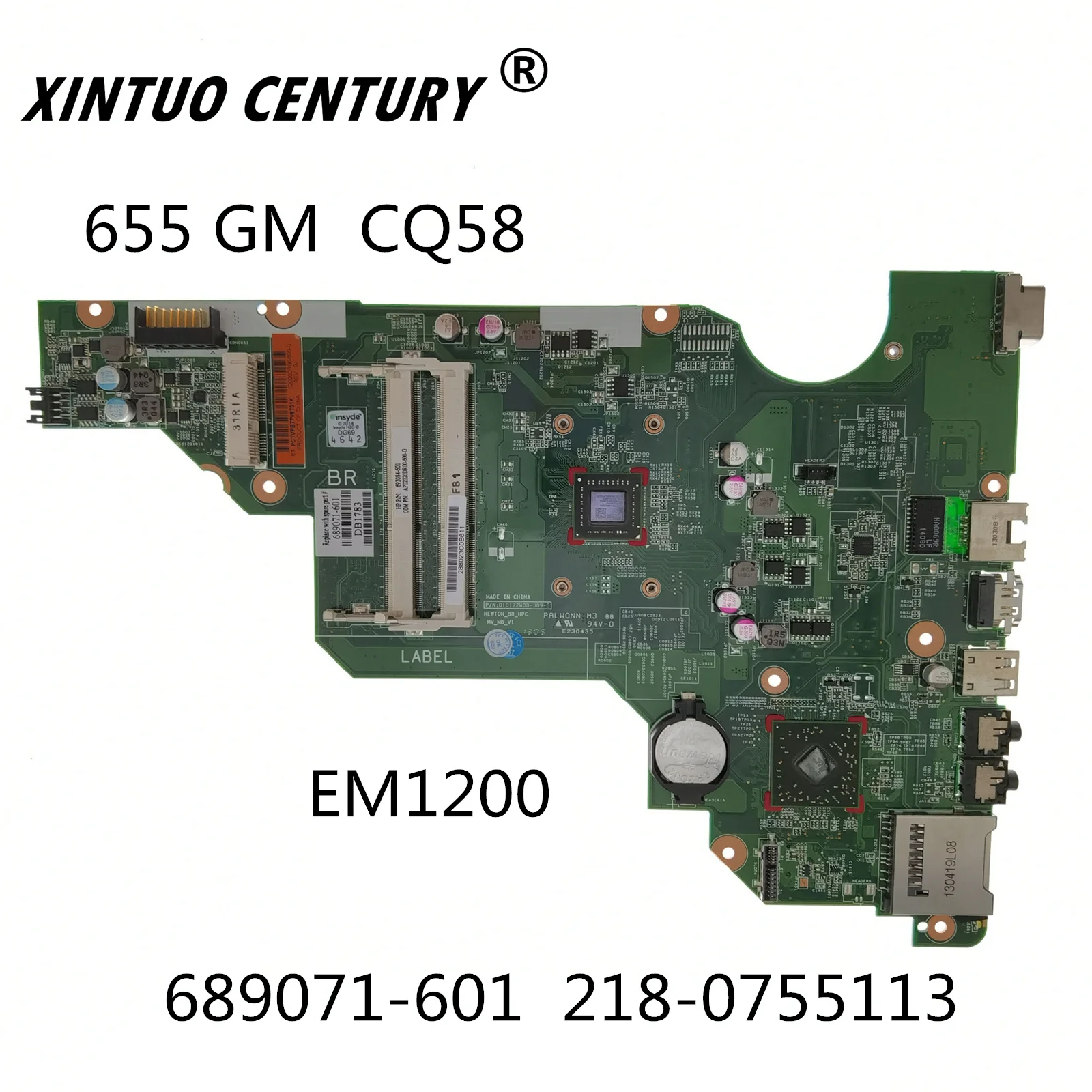 

689071-001 для HP Probook 655 CQ58 010172W00-36V-G 689071-601 DDR3 Материнская плата для ноутбука, материнская плата, полная тест 100%