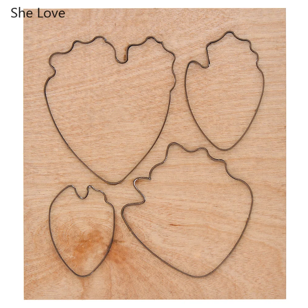 07 She Love Star Moon в форме листа металлические кожаные режущие Штампы деревянные штампы режущие формы Diy кожаные штамповки ручной работы инструменты - Цвет: 07