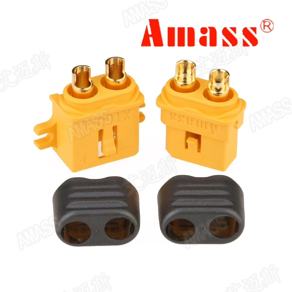 Aerops Amass XT30U XT60 XT60H XT60L XT90H XT90S гнездовой разъем одна пара для квадрокоптера мини RC LiPo батарея