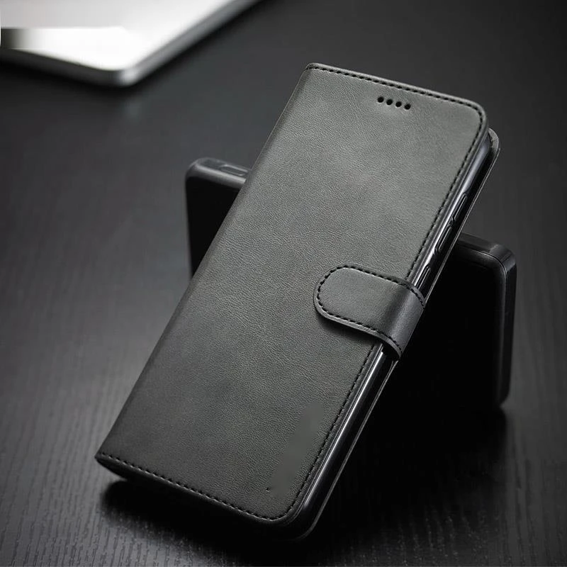 

Flip Wallet Case For Xiaomi Redmi Note 8 9 10 Pro Max 8T 9S 10S 7 Pro 7Pro 8Pro 9Pro 10Pro Case Leather Plain Phone Cover