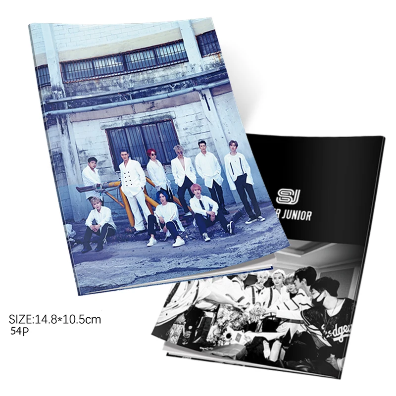 Kpop SUPER JUNIOR 9th альбом &ltTime_Slip&gt Мини фотоальбом K pop Photo Book Card Fans коллекция