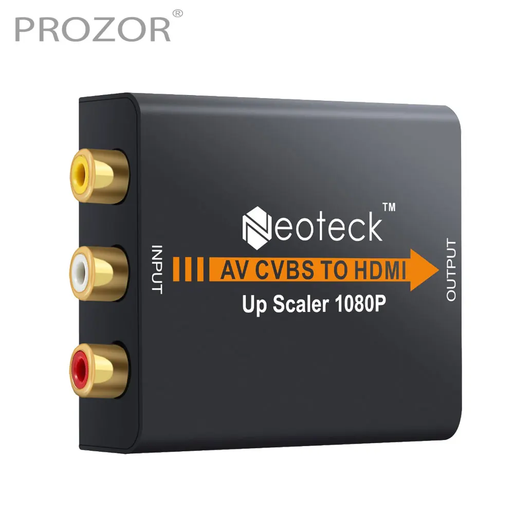 CVBS к HDMI совместимый конвертер 1080P 3RCA AV композитный адаптер для ПК PS3 STB Xbox VHS