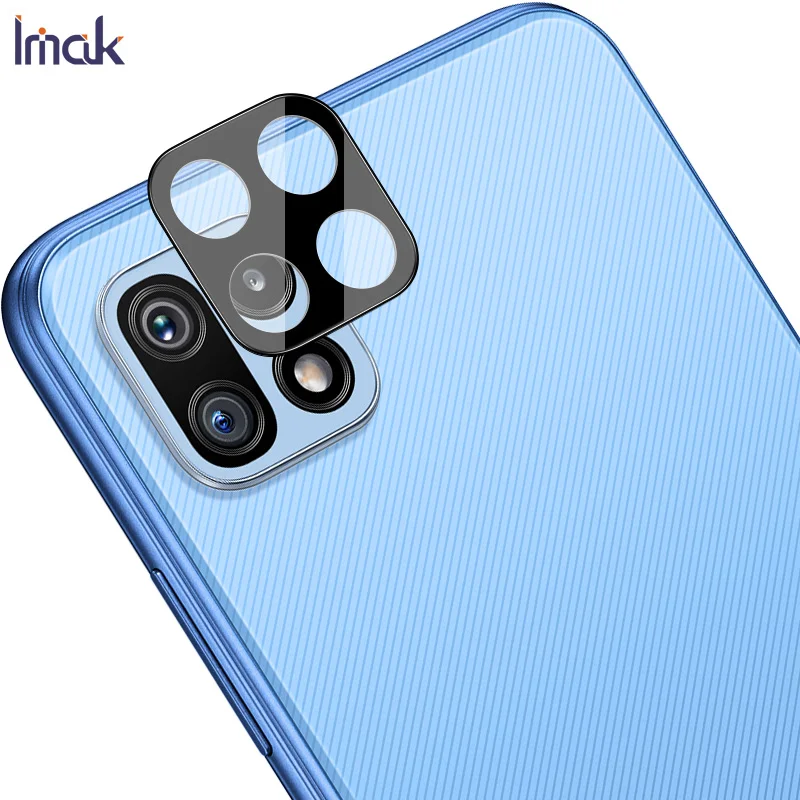 

Imak 1 set HD Abrasion Resistant Glass Lens Black Film for Samsung Galaxy F42 5G Camera Protector Film