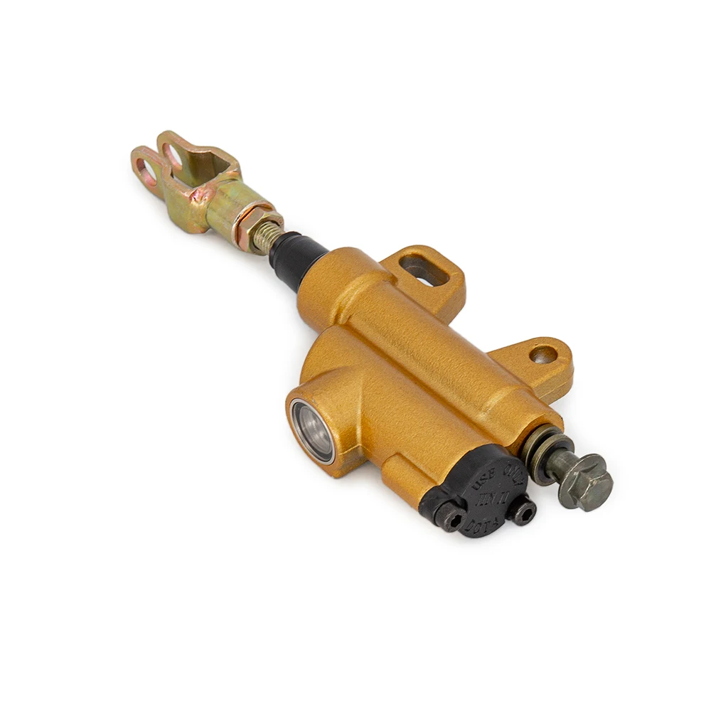 

Задний Золотой Ножной гидравлический тормоз M8, главный цилиндр, насос для мотоцикла, внедорожника, питбайка, квадроцикла