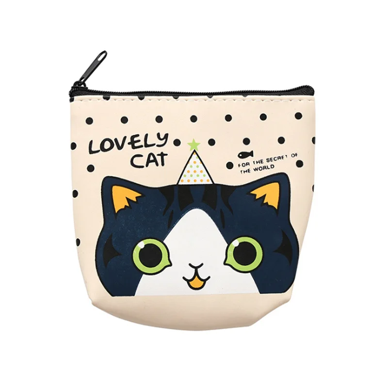 Кошелек для монет 10 см сумка чехол с милым котом Женский кошелек монет|silicone coin