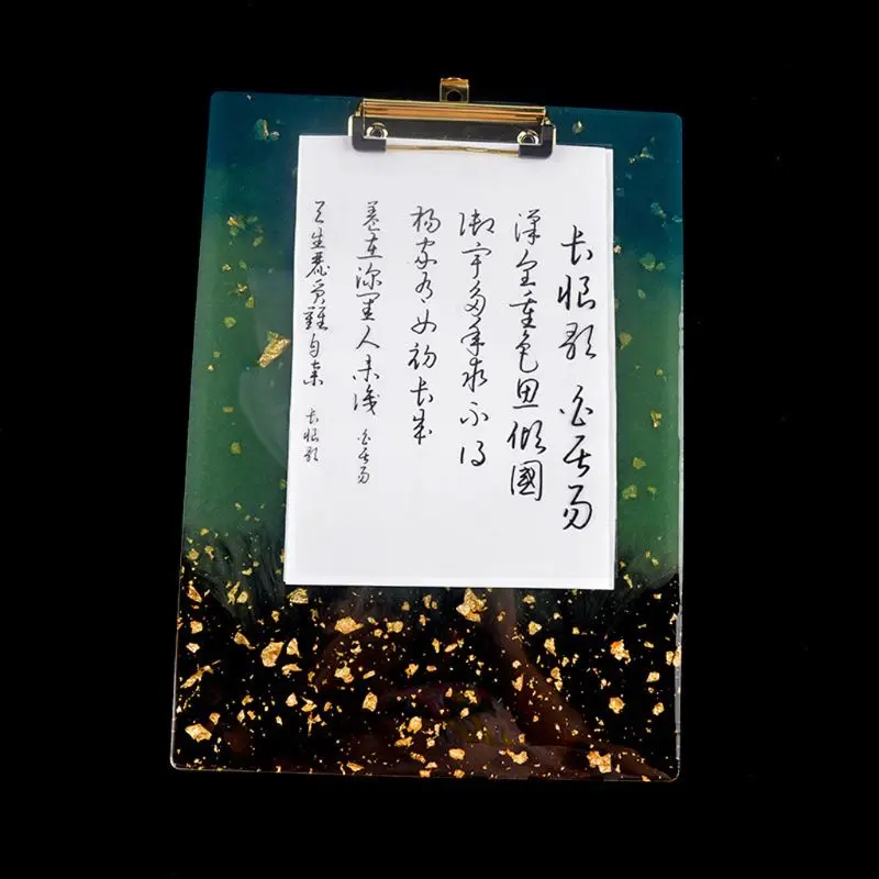 

DIY File Folder Resin Molds Portfolio Drawing Board Silicone Resin Casting Mold N1HE