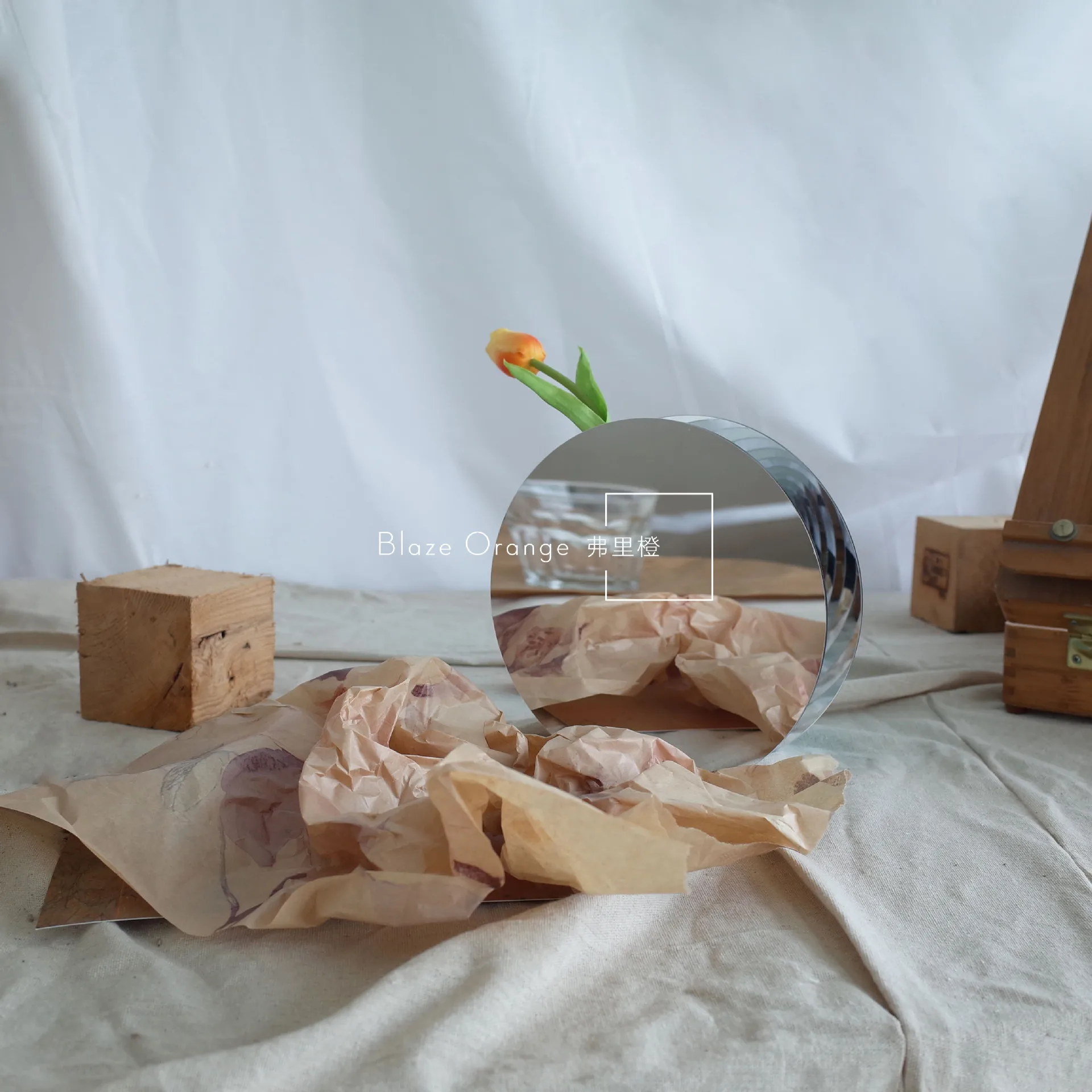 Космическое будущее Sci Fi зеркальная акриловая ваза креативные настольные вазы