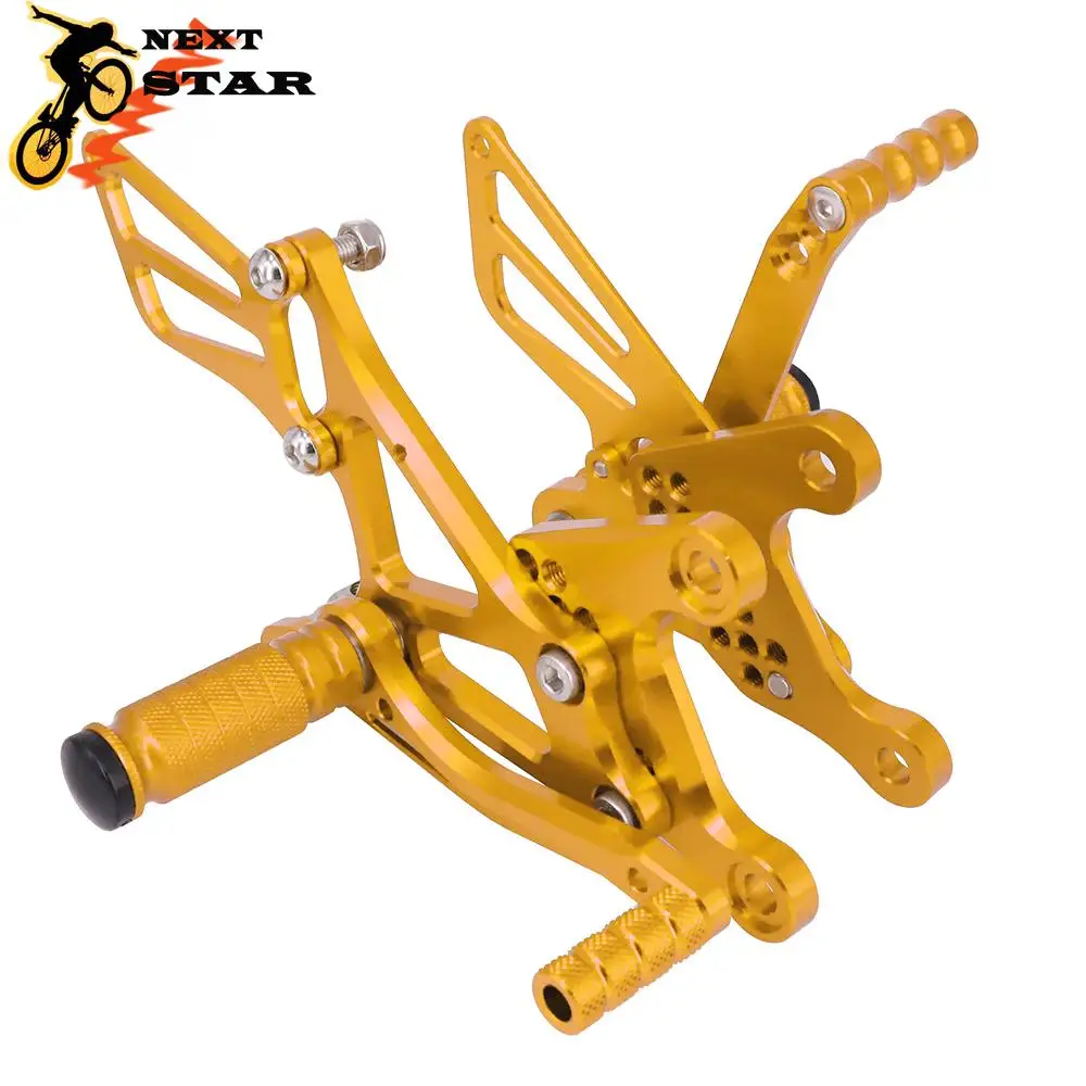 Регулируемые подножки для мотоциклов с ЧПУ педалей KAWASAKI NINJA ZX6R ZX 6R 2005 2006 2007