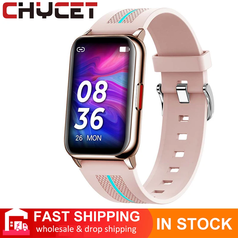 

CHYCET New Smart Watch Men Women Smartwatch Sports Fitness Tracking Heart Rate Blood Pressure Monitor Custom Dial Waterproof