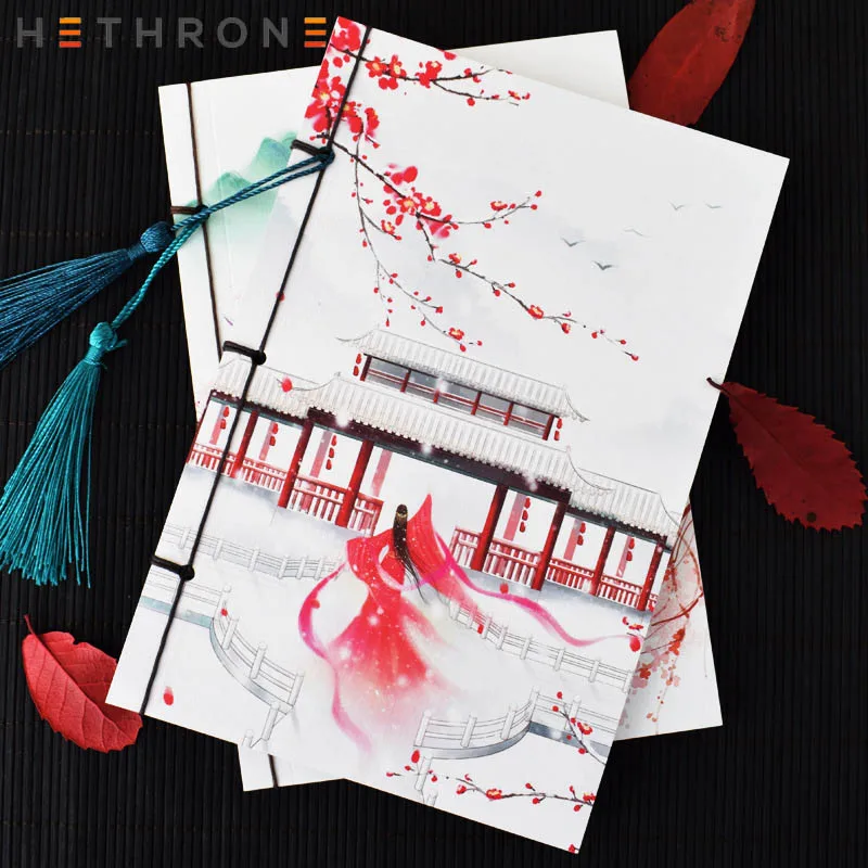 Hethrone 1 шт. китайский креативный блокнот для зарисовок Bullet journal милый Накручивающийся блокнот Еженедельный планировщик Канцелярские товары дневник для путешествий