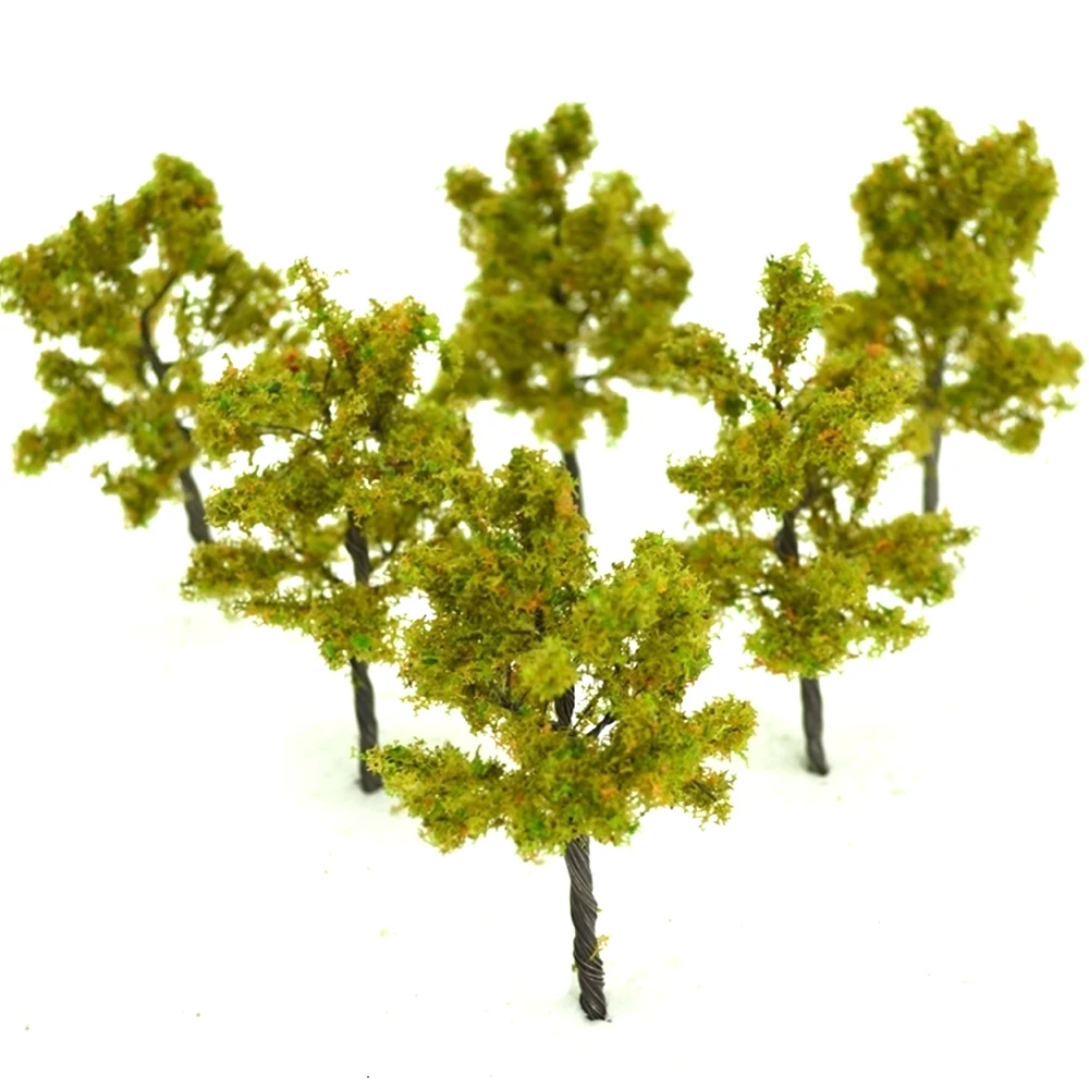 Модель дерева из проволоки игрушечная железная дорога Зеленое Дерево Игрушка