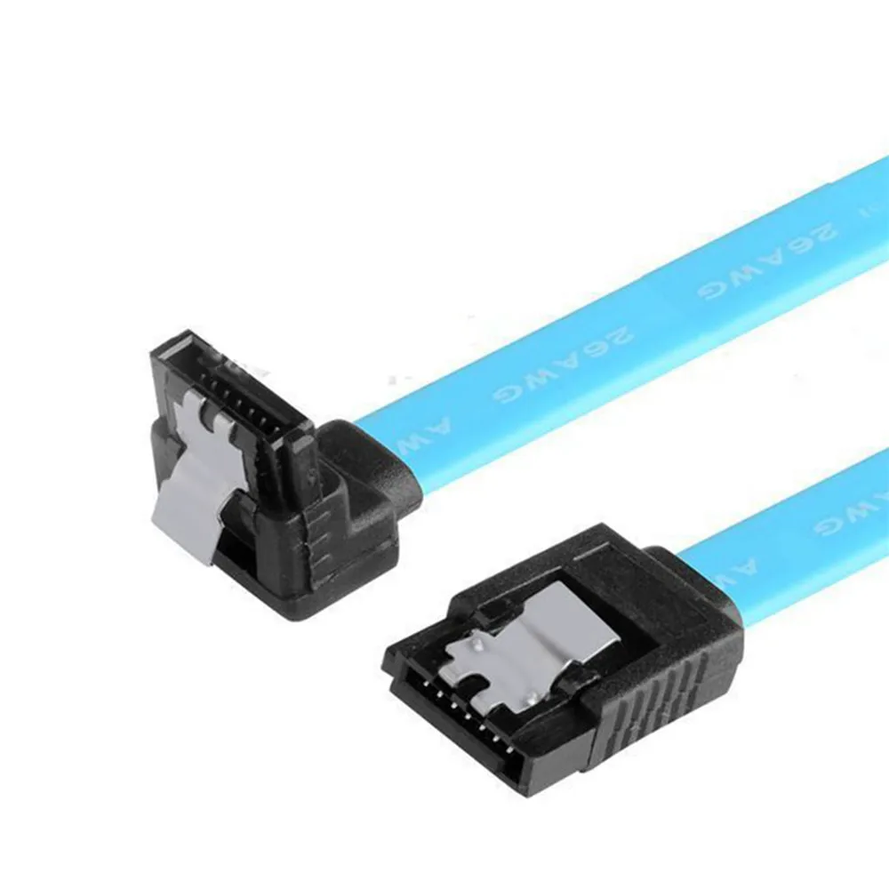 5 шт. SATA 3 0 кабель SATA3 III 6 ГБ/сек. правый угол 90 градусов линия передачи данных для
