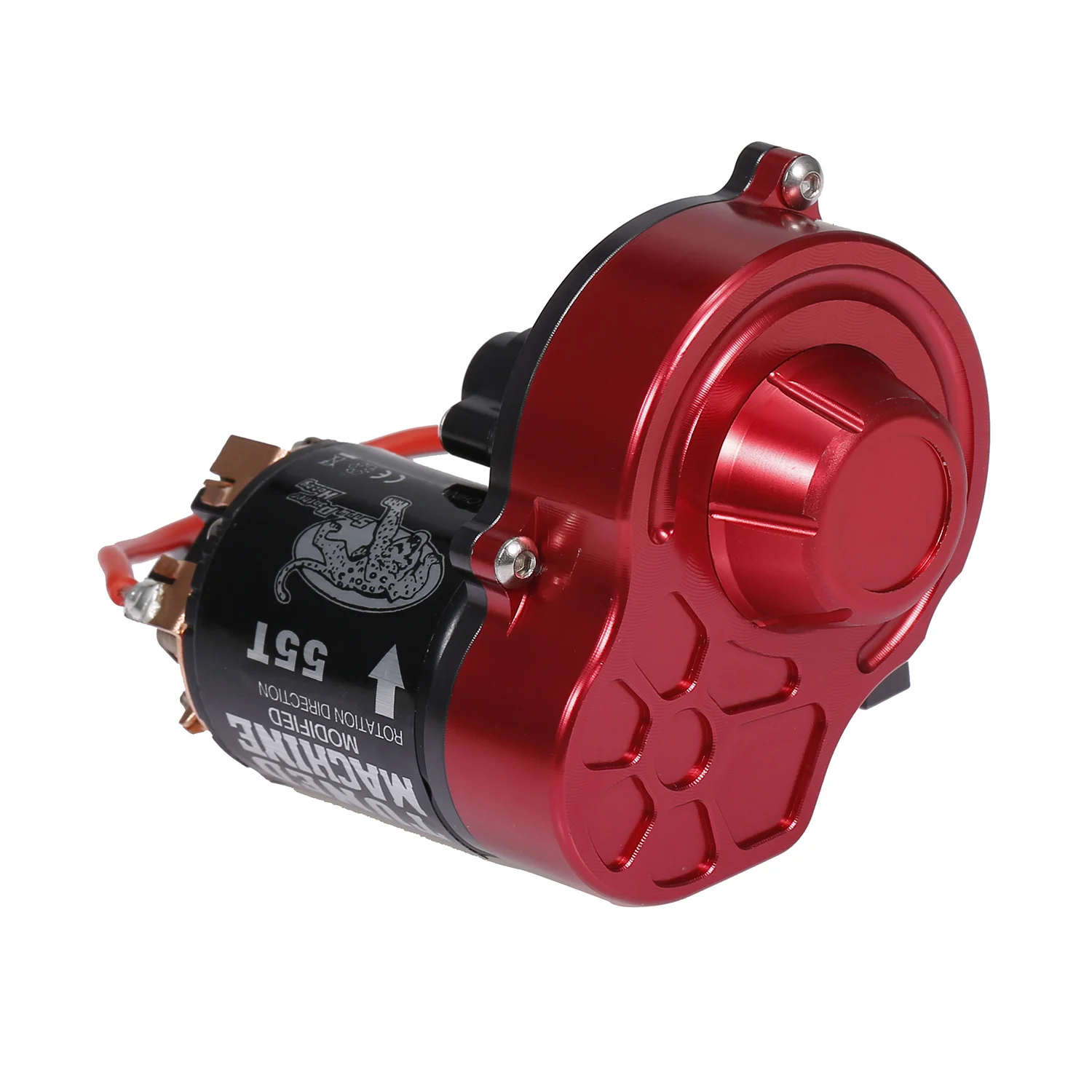 Центральная коробка передач с 540 щеточным двигателем 55T для 1/10 RC Rock Crawler Axial SCX10 II