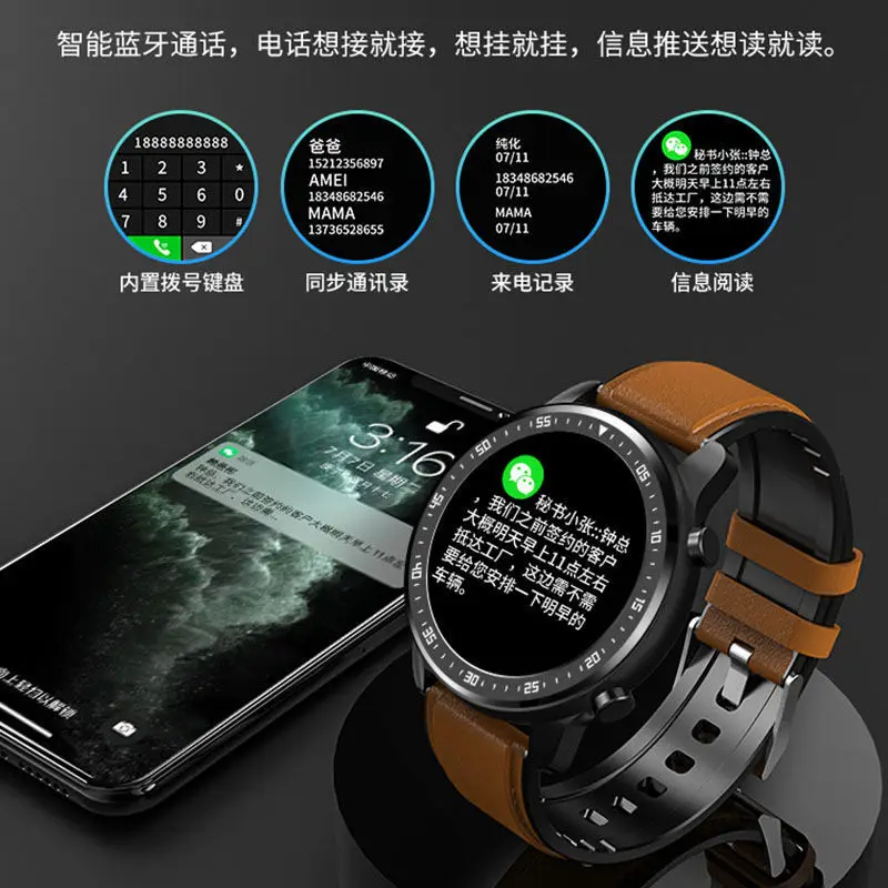 

MT1 Smart Watch Men Women Bluetooth Call Music Long Standby Fitness Tracker Health Monitor Sports Smartwatch for Xiaomi Apple