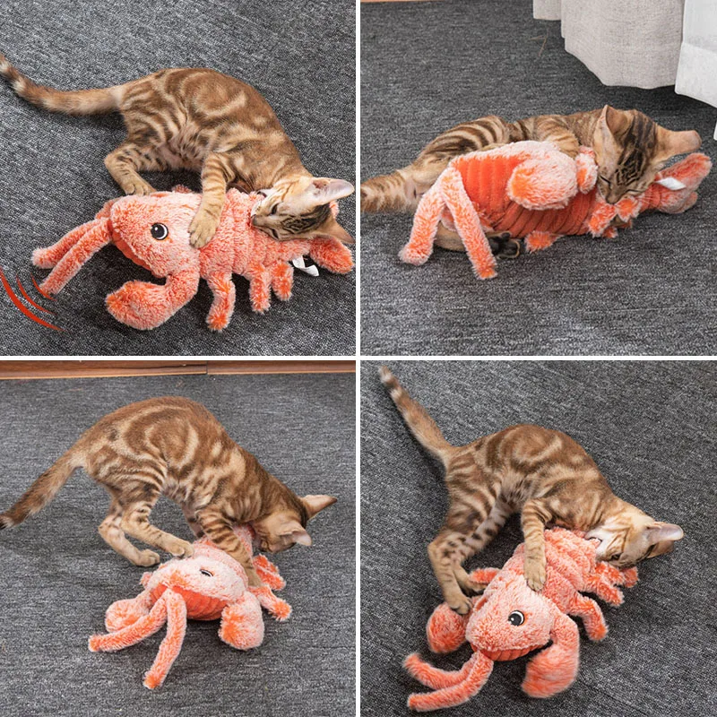 Электрическая игрушка-вибратор Рыба для кота Имитация мягких плюшевых игрушек