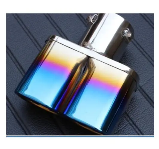 Экстерьер автомобиля глушитель Конец Крышки из нержавеющей стали Выделите литой