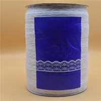 wholesale 600 yardsroll white lace ribbon 23mm trim diy embroidered sewing accessories decoration african lace fabric supplies