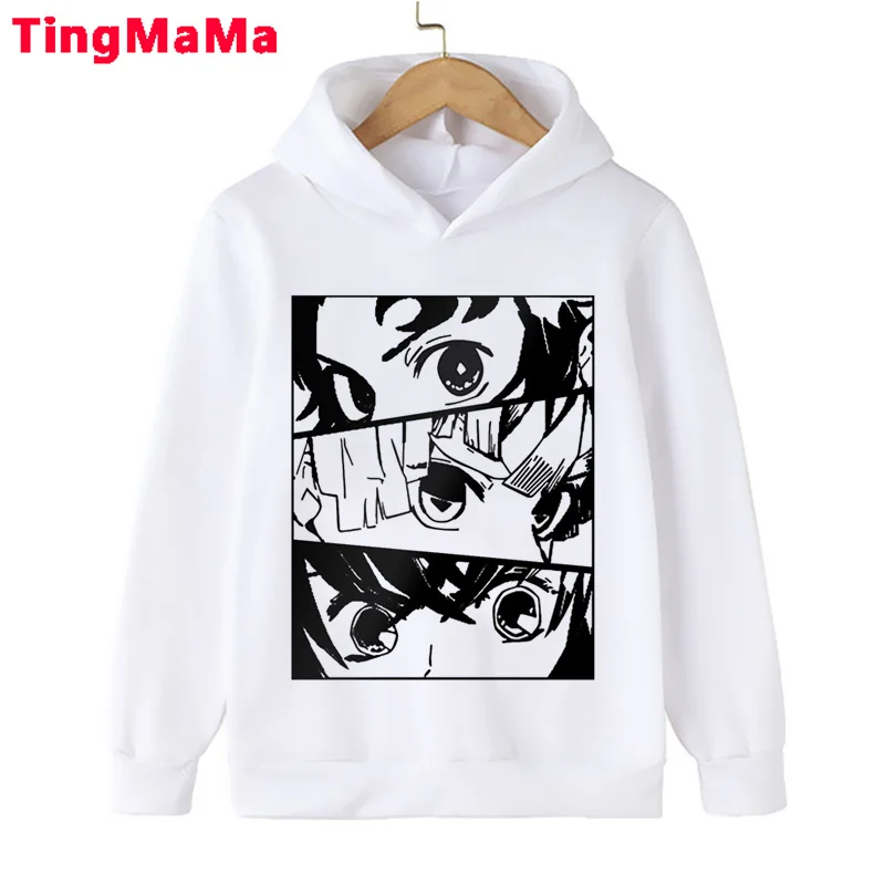 

Demon Slayer Kimetsu No Yaiba Nezuko kids sweatshirt clothes anime anime aesthetic Fleece koszulki meskie costume teens