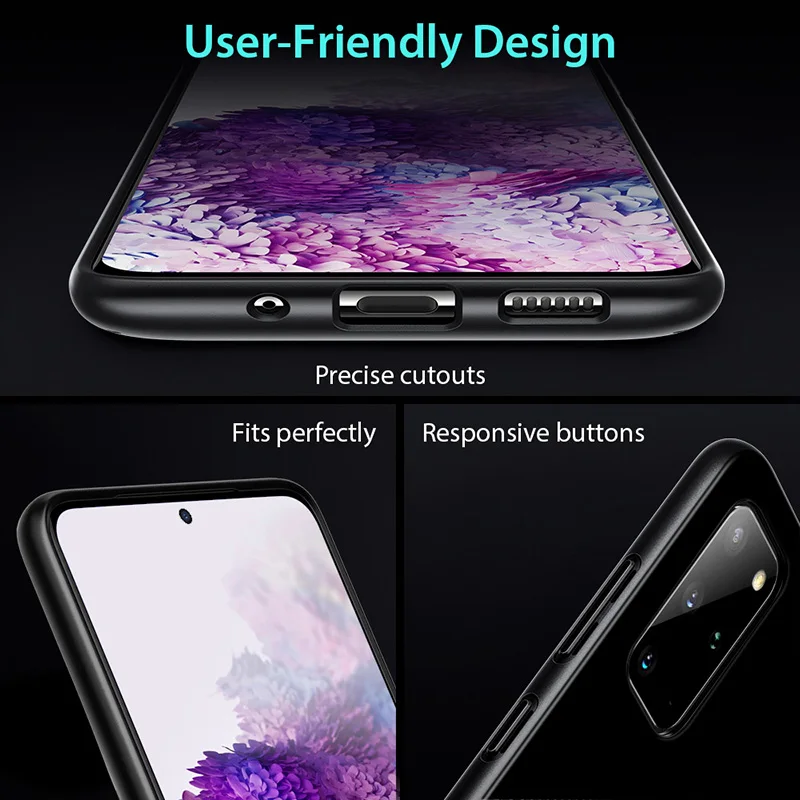 

Bright Black Cover Cute Alien Cartoon for Samsung S20 Ultra Plus A91 A81 A71 A51 A41 A31 A21 A21S A11 5G Phone Case