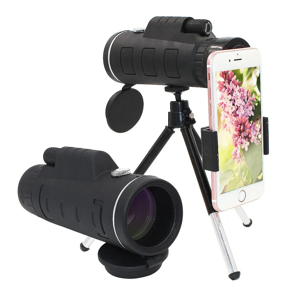 Объектив для телефона 40x60 зум телескоп Монокуляр супер объектив HD камера