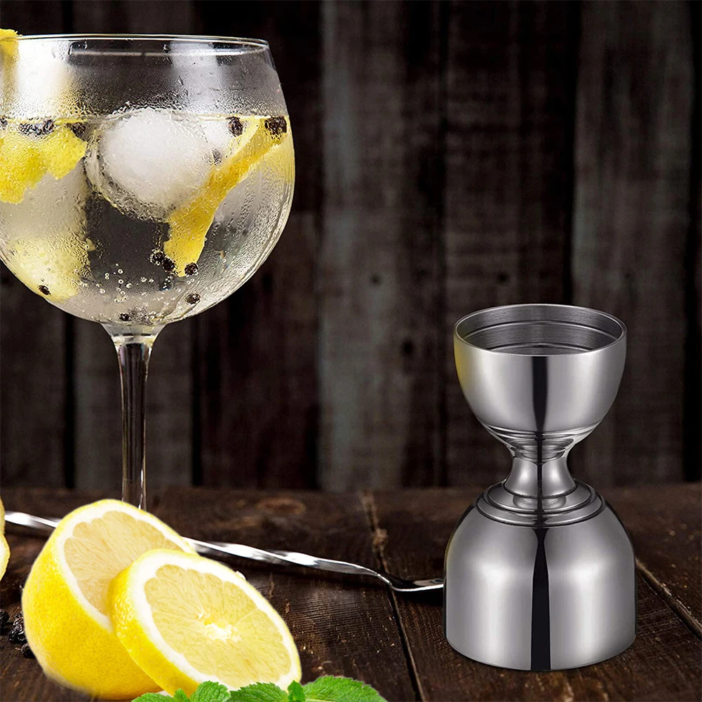 

Stainless Steel Cocktail Shaker Measure Cup Cocktail Bar Jigger Dual Shot Drink Spirit Measure Jigger Home Bartender Drink Mixer