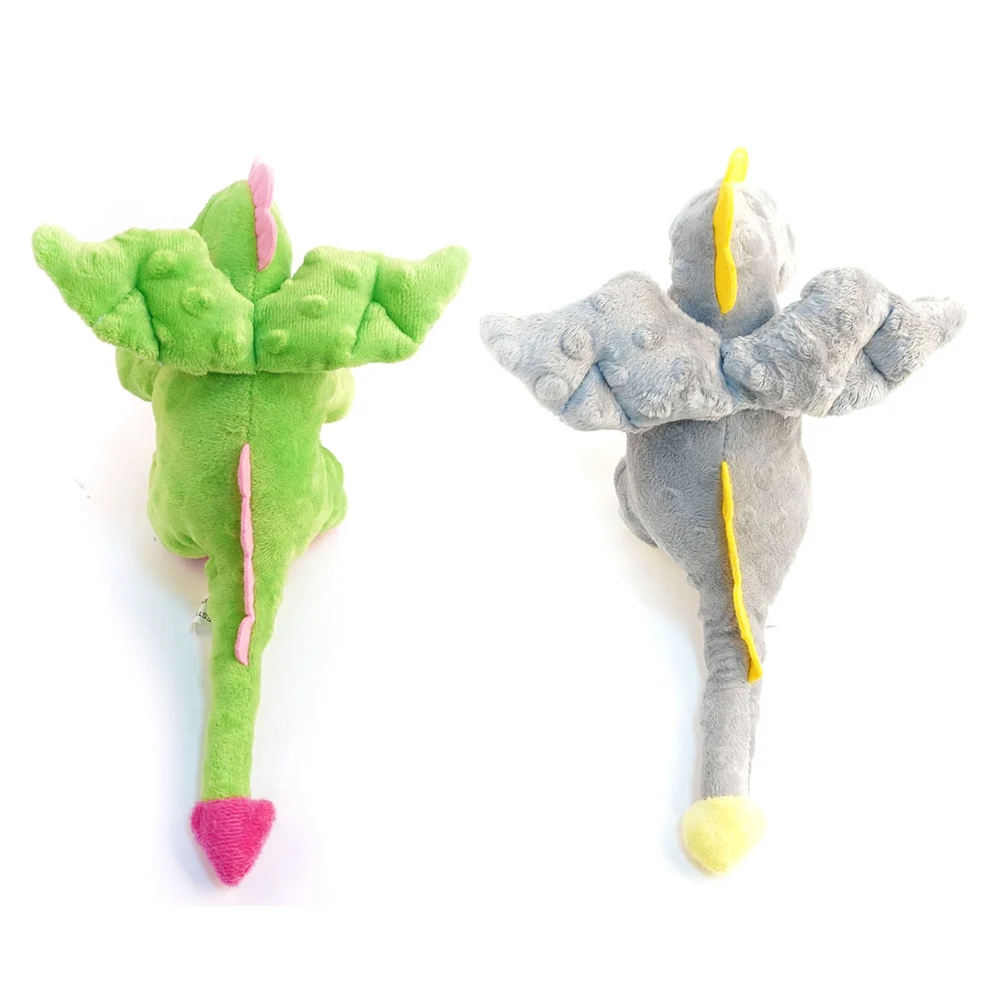 Динозавр собака плюшевая игрушка взаимодействие раньше прочная жевательная для