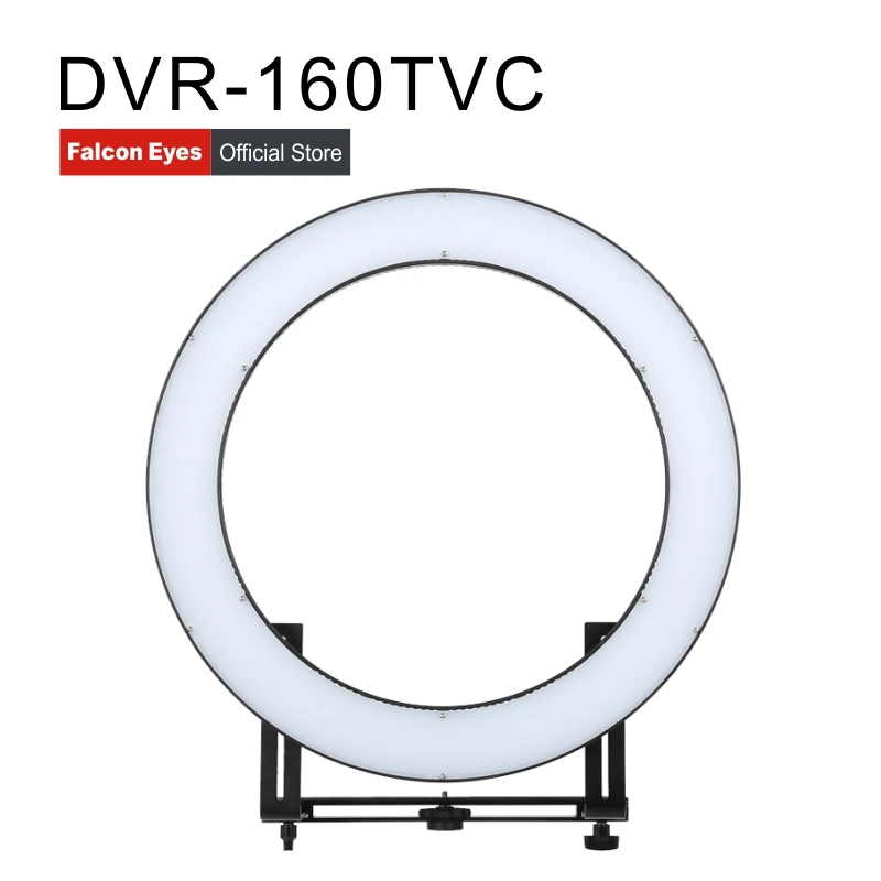 

FalconEyes 32W LED Selfie Ring Light Bi-color Dimmable Film/Studio/Youtube Video Live Continuous photography Lighting DVR-160TVC