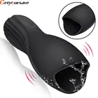 Секс-игрушки для мужчин, Мужской мастурбатор, 10 режимов, искусственный вибратор для пениса, автоматический оральный климакс, головки, стимулятор, массажер для взрослых