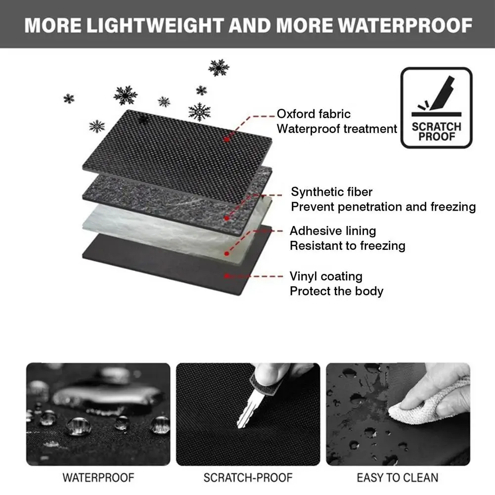 

New Car Windshield Snow Cover Car Front Windshield Snow Shield Waterproof and warm windshield ice cover Thickened Cover