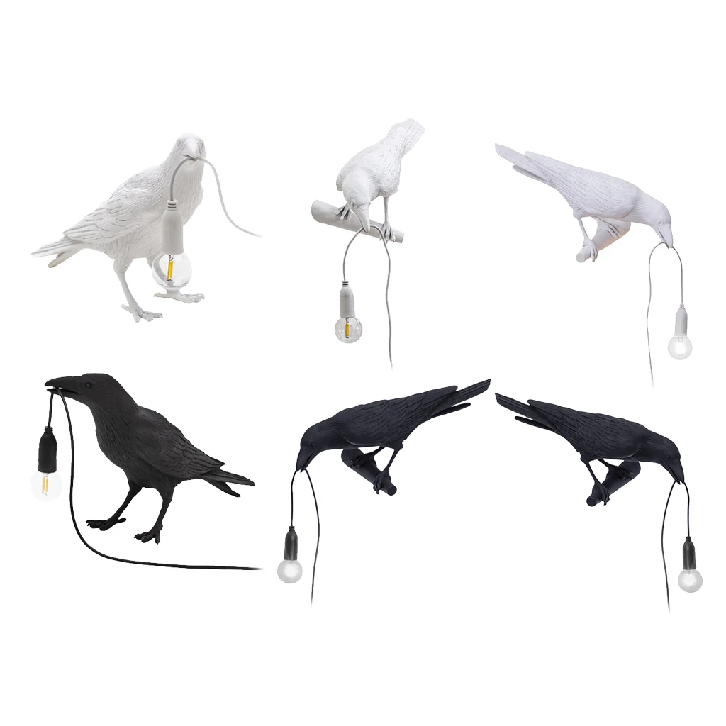 

Modern LED Bedside Wall Sconce Lighting Fixture Table Lamp Bird Shaped Wall Light for Bedroom Living Room Office
