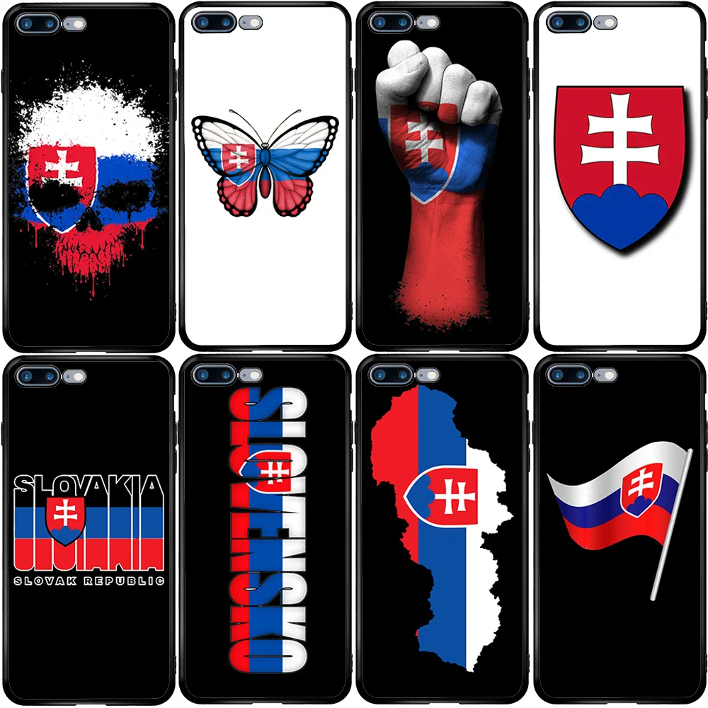 SK Словацкий флаг чехол для iPhone Oneplus 3 3T 5 5S 5T SE 6 6S 7 8 7T Plus X XS XR Max 11 12 Pro|Бамперы| |