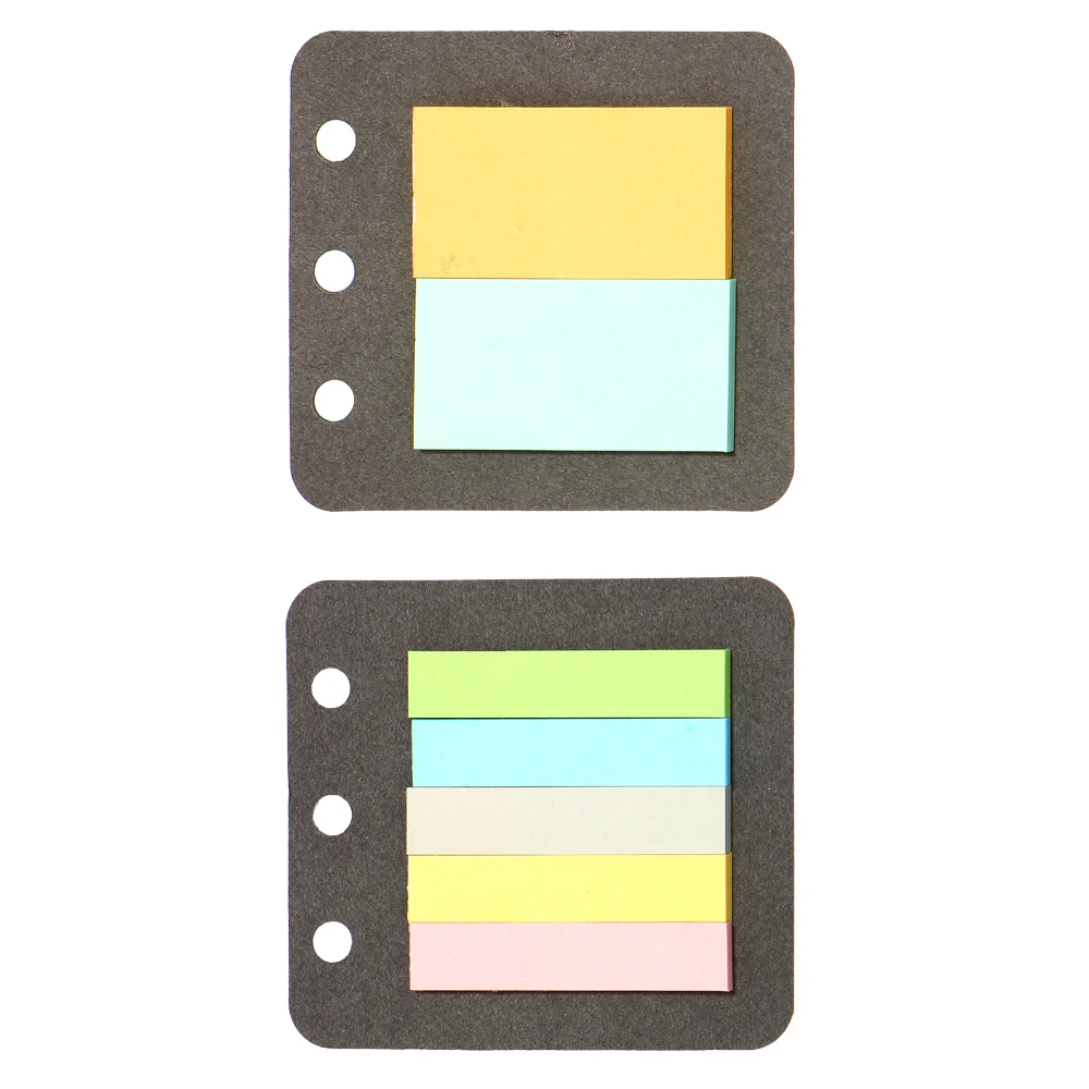 2 шт./упак. 6 отверстий папка планировщик A5A6 клейкие заметки ежедневник записная