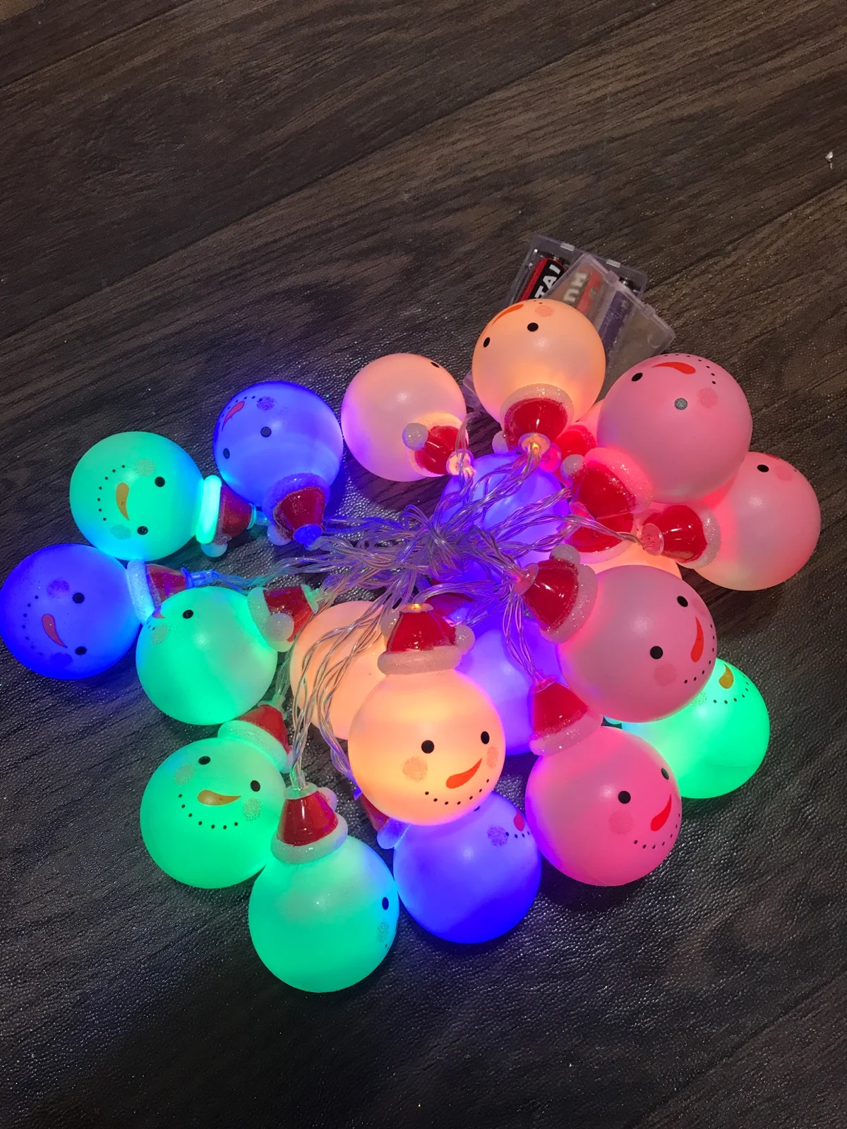 

Christmas Eve New Year Old Man Snowman LED String Lights Christmas Tree Decoration Pendant Window Decoration Decoration Lights