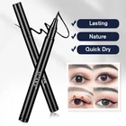 Жидкая Черная Подводка для глаз, супер водостойкая Стойкая подводка для глаз, легко наносится, быстросохнущая, макияж для глаз, корейская косметика