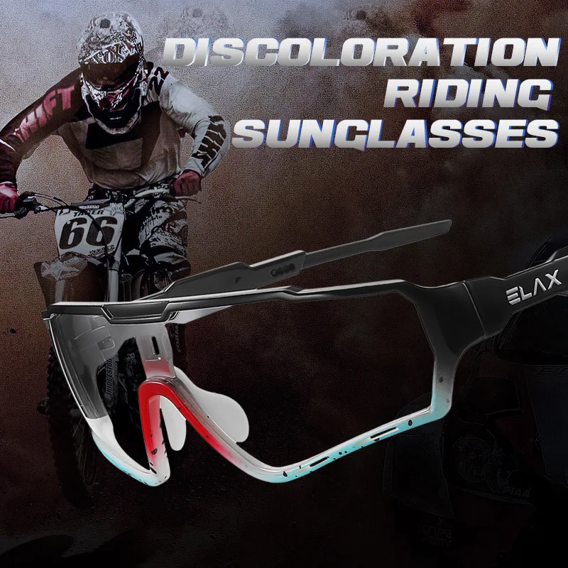 

2021 Men Women Photochromic Windproof Outdoor Run Fishing Bike Glasses Sport Sunglasses Mtb Bicycle Eyewear Cycling Glasses New