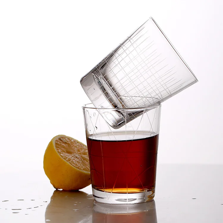 37 Degree Pure Manual Engraved Designs Trumpet Glass Cup Northern Europe Wind Crystal White Material Blow Refrigeration Drink | Дом и сад