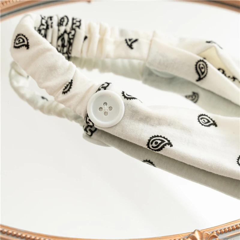 Винтажная Женская повязка на голову с кроличьими ушами перекрестным узлом и