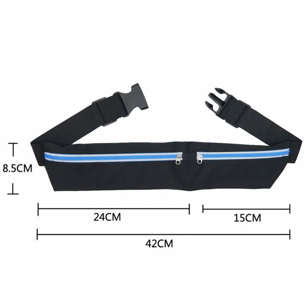 Поясная Сумка для телефона с двумя карманами бега поясная сумка Спортивная
