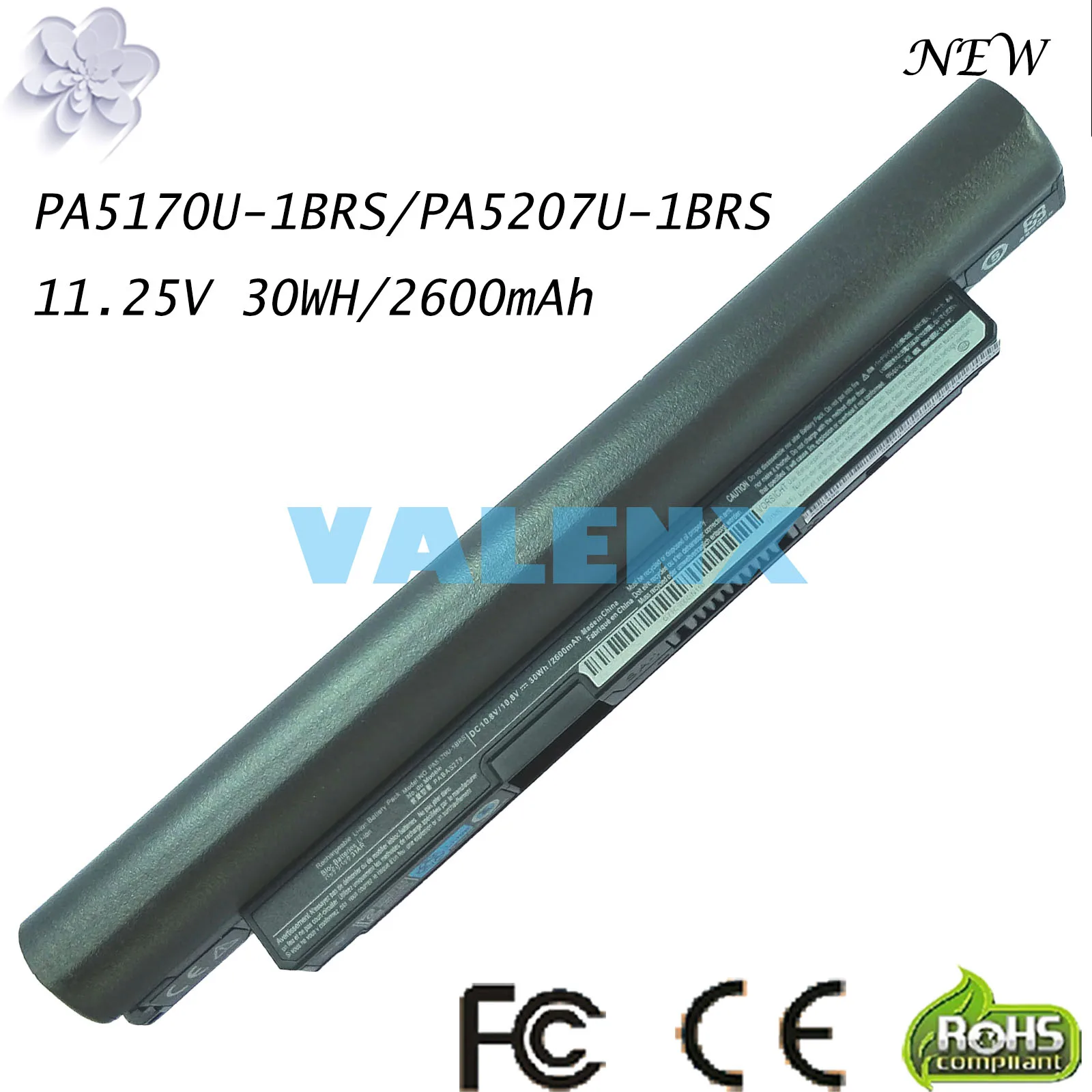 PA5170U-1BRS PA5207U-1BRS Аккумулятор для ноутбука toshiba Satellite NB10 NB10t-A NB10-A PA5170U PA5207U