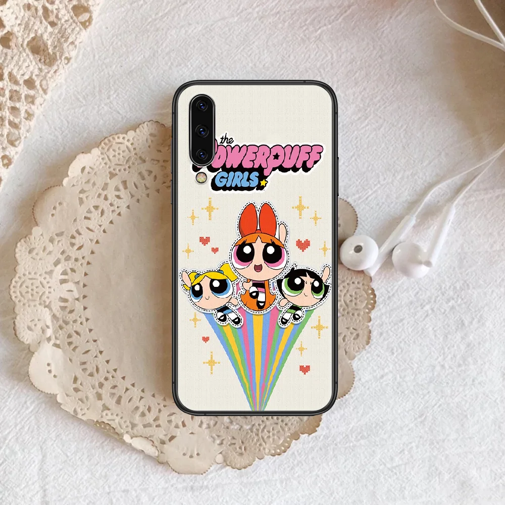 

Powerpuffs Cute Girls Cartoon Phone Case Cover For Samsung Galaxy A7 9 8 10 20 20e 21 S 30 30S 31 41 50 50S 51 70 71 91 black