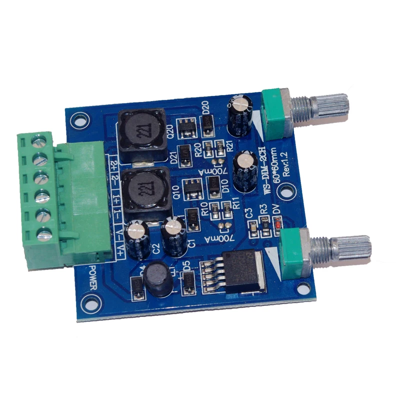 Ручной регулятор яркости светодиодов 350 мА/700 мА * 2-канальный контроллер