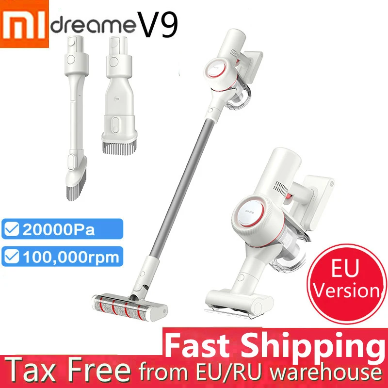 Подарок на год, быстрая в Россию,, Xiaomi Dreame V9, аспиратор, беспроводной пылесос, пылесборник, 20000 па, домашний Автомобиль
