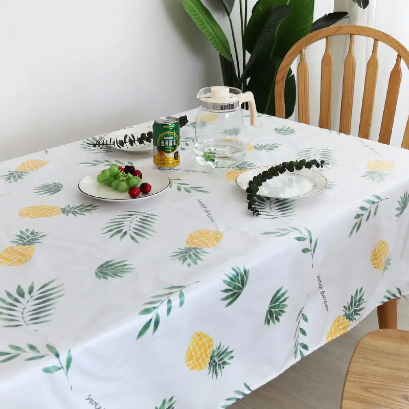 

ТПУ скатерть для гостиной, дома, кухни, водостойкая, прямоугольная
