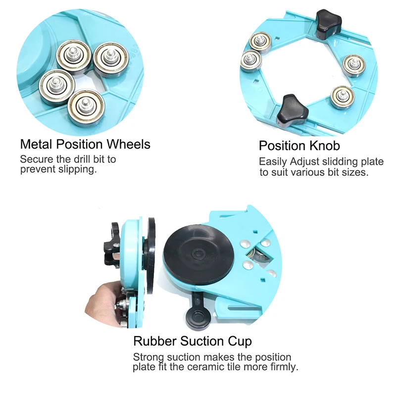 Направляющая для позиционирования сверл Boerray регулируемая подвеска плитки