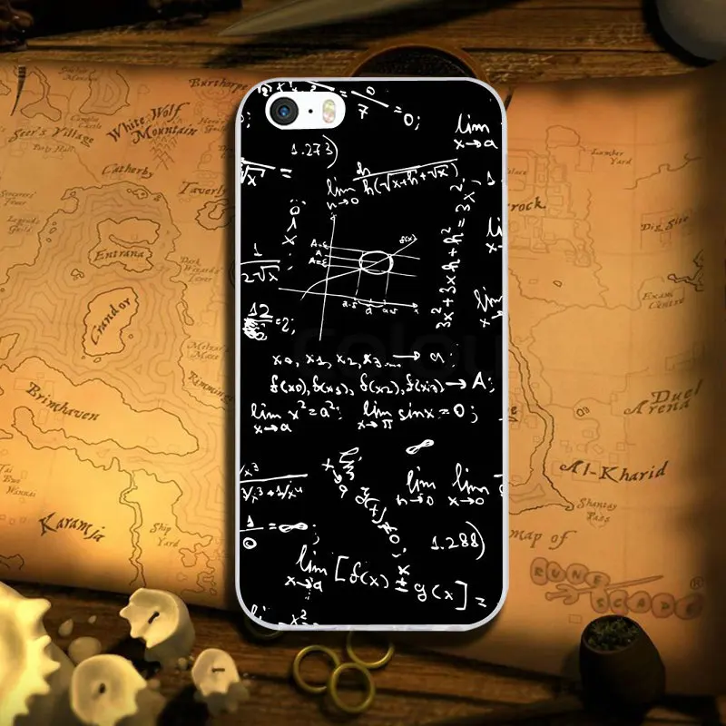 Image 7 Математические формулы Типографика Coque для iPhone 7 8 PLUS 6S X XR XS Max 5 6 5s SE 6PLUS Силиконовый Мягкий Прозрачный Силикон ТПУ чехлы для телефонов - Цвет: Image 7