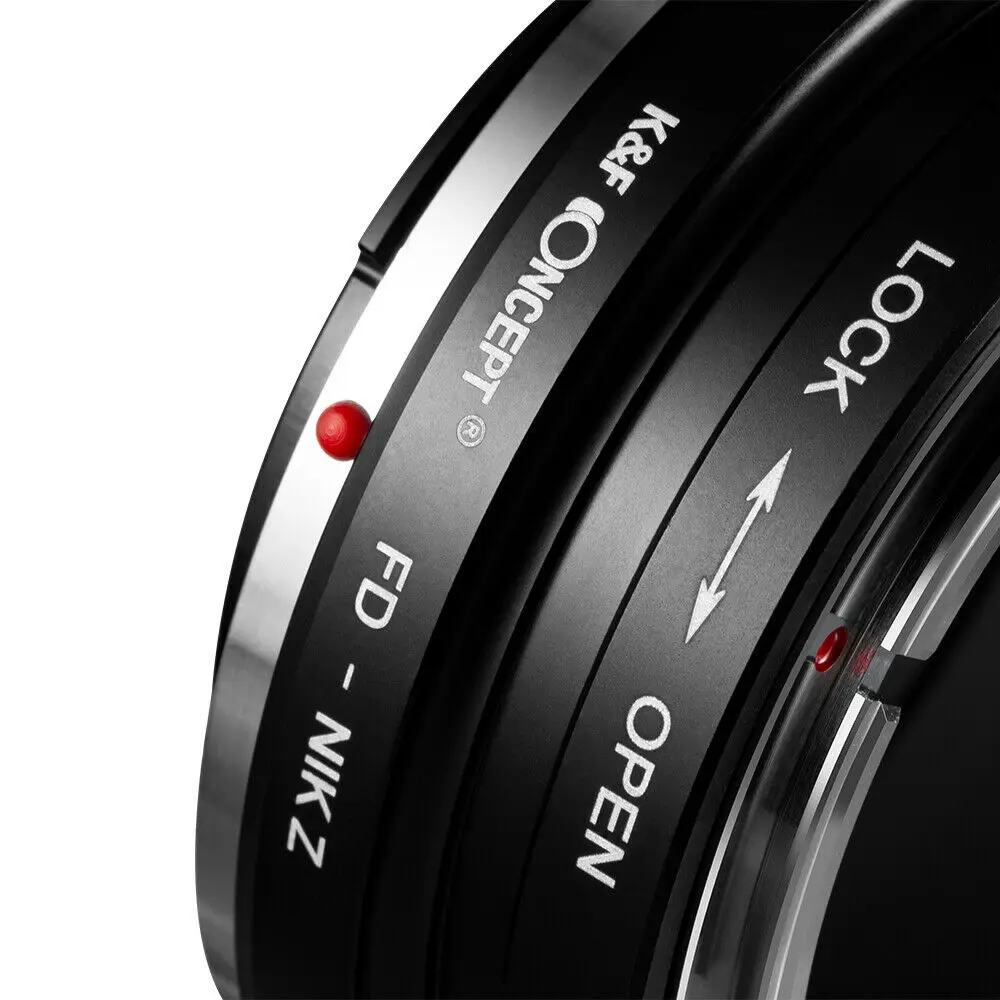 Новый адаптер K & F Concept для монтажа объектива Canon FD К Nikon Z6 Z7 Z50 Поддержка камеры micro с
