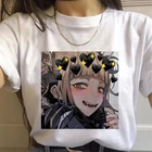 Женские футболки Hentai химико Тога футболка Kawaii Harajuku футболка Топы моя геройская Академия аниме футболка графическая Футболка женская футболка