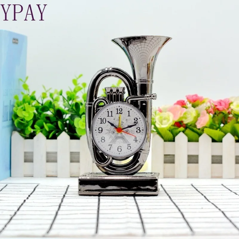 Ретро Европейский набор инструментов труба будильник компания подарки часы
