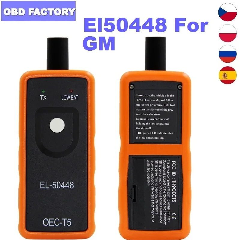 Автомобильные аксессуары OBD2 EL50448 Автомобильный датчик контроля давления в шинах